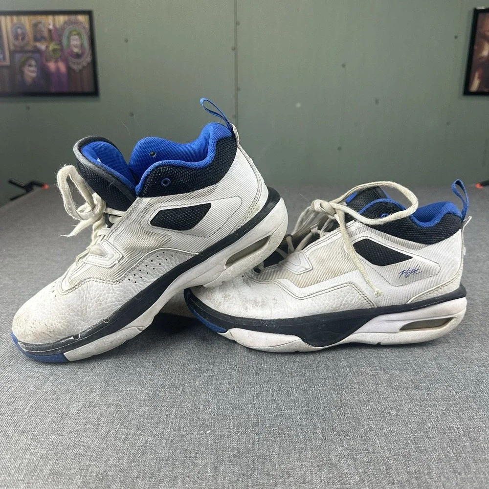 Nike Air Jordan Stay Loyal 3 Shoes FB1396-100 White Black Game Royal Youth 5Y‎